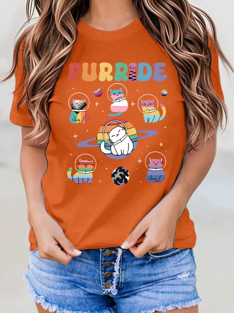 Purride Crew Neck Short Sleeve T-Shirts