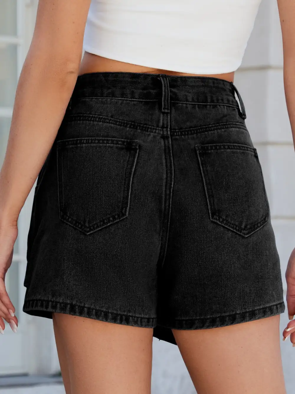 Everyday Denim Pocket Skort