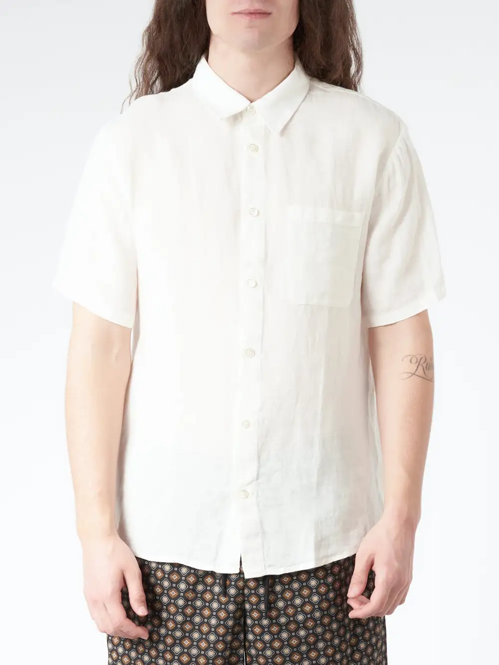 Men's Point Collar Straight Fit Shirt