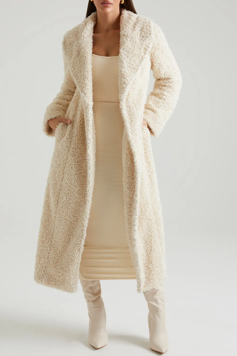 Soft And Wide Casual Long Warm Coat