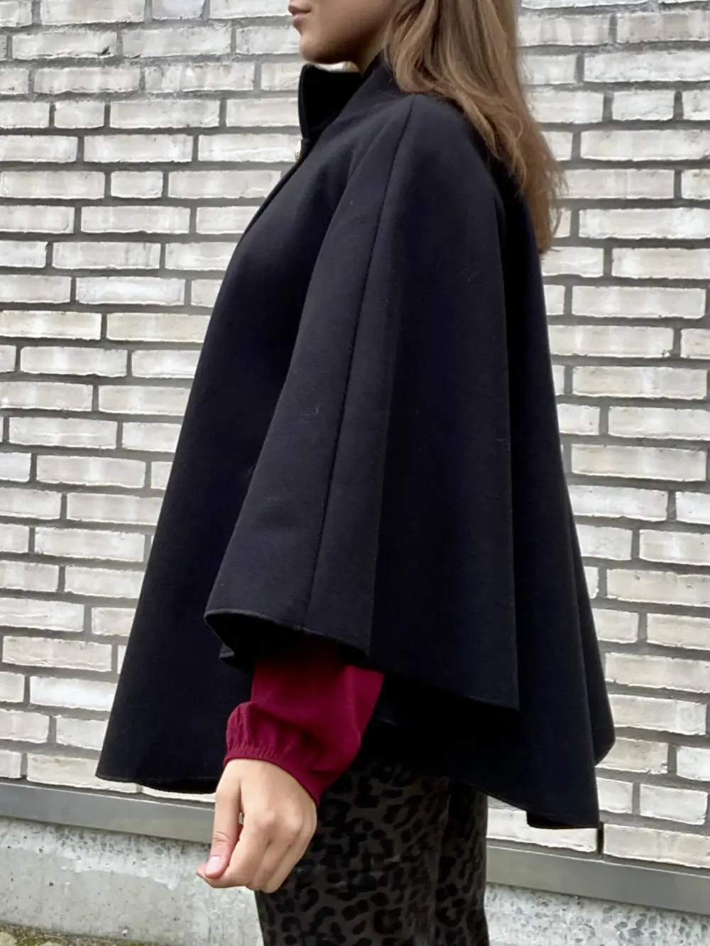 Wool Cape Coat