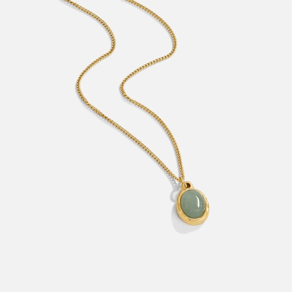 Aventurine Pendant Necklace