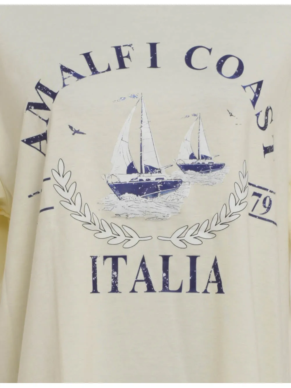 Chic Sailing Graphic Pullover Short Sleeves T-shirt