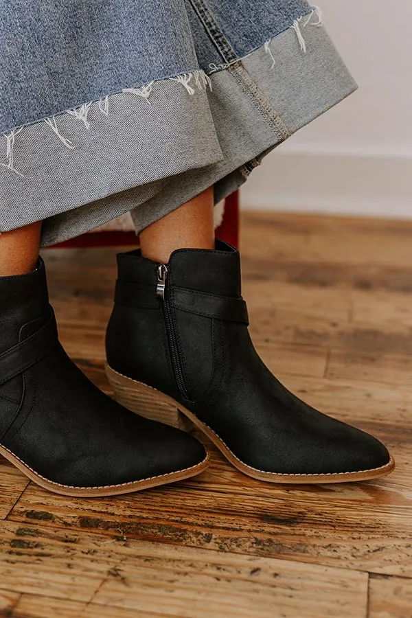 Everyday Faux Leather Ankle Boots