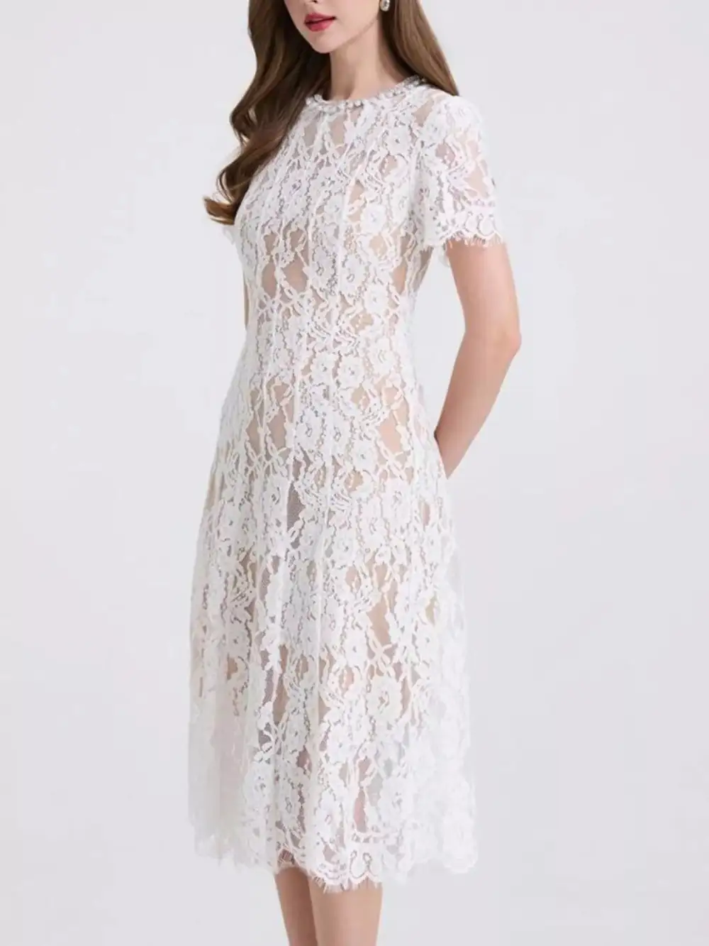 Lace Midi Dress