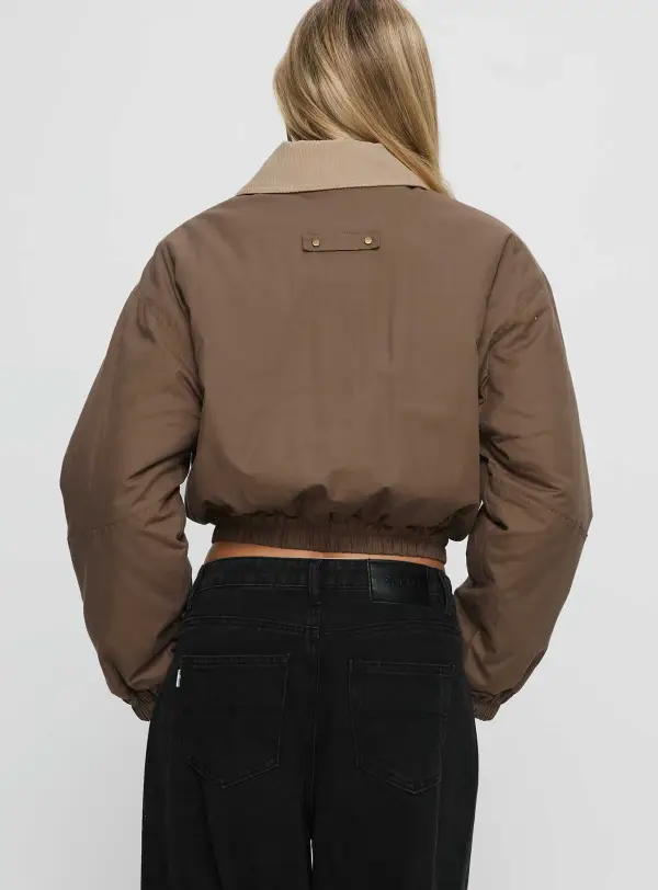 Women’s Collared Bomber Jacket