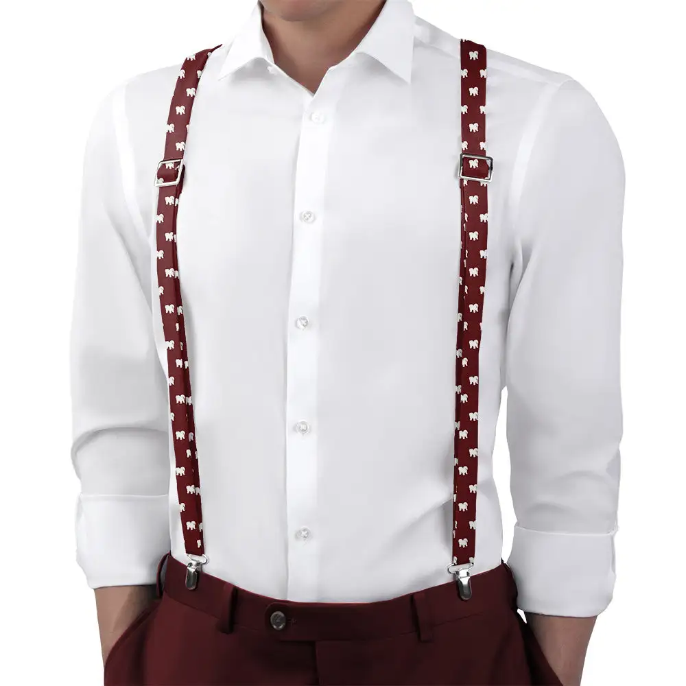 Bichon Frise Theme Suspenders