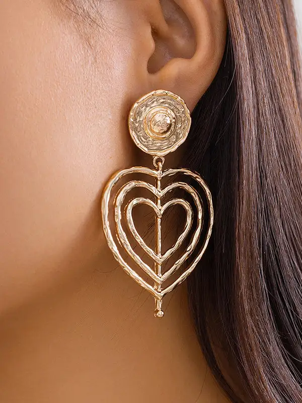Polished Linear Drop Earrings