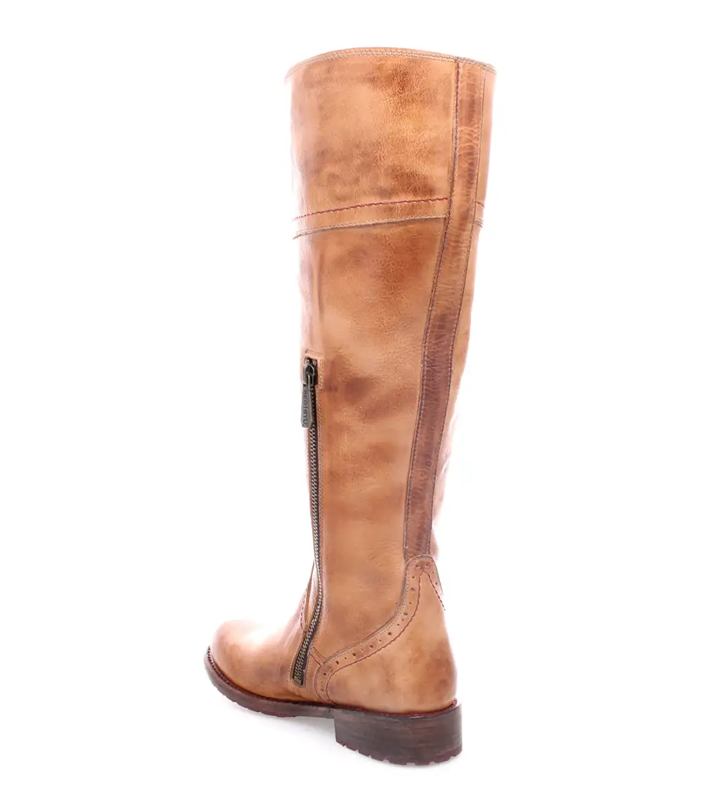Lug-Sole Streamlined Wide-Calf Tall Boots
