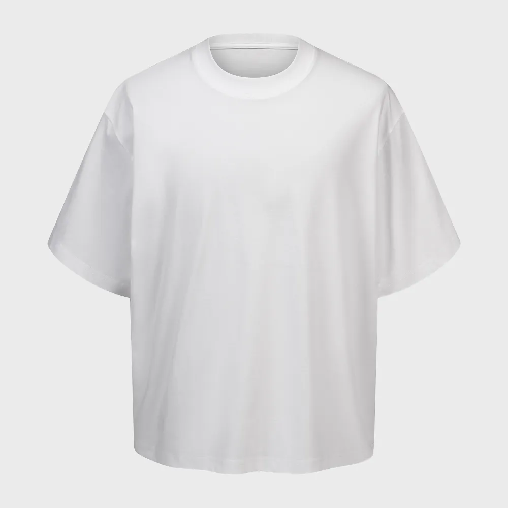 Boxy Cropped Crew T-Shirt