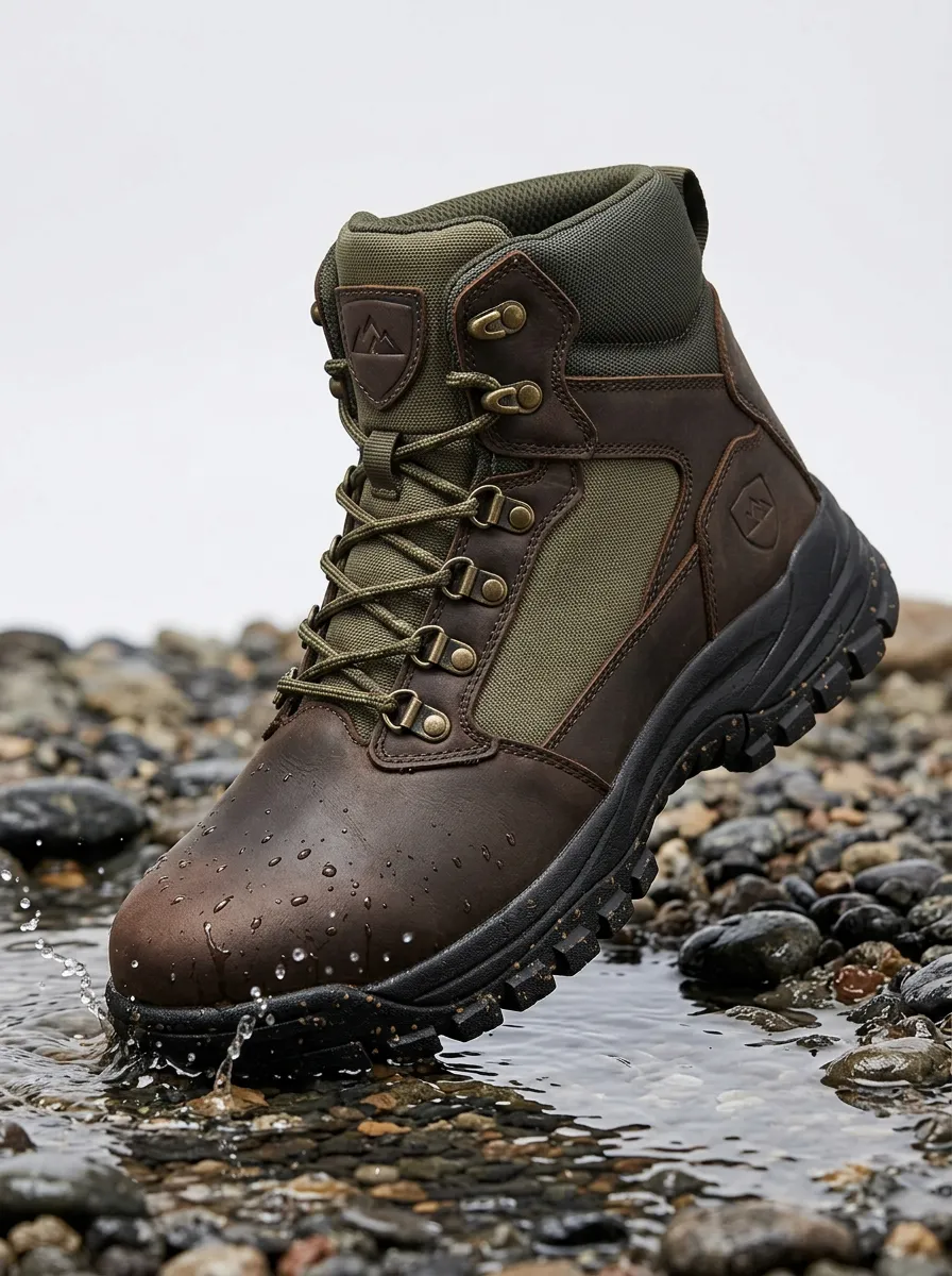 Comfort Hiking Outdoor Style Men' Waterproof Work Boots