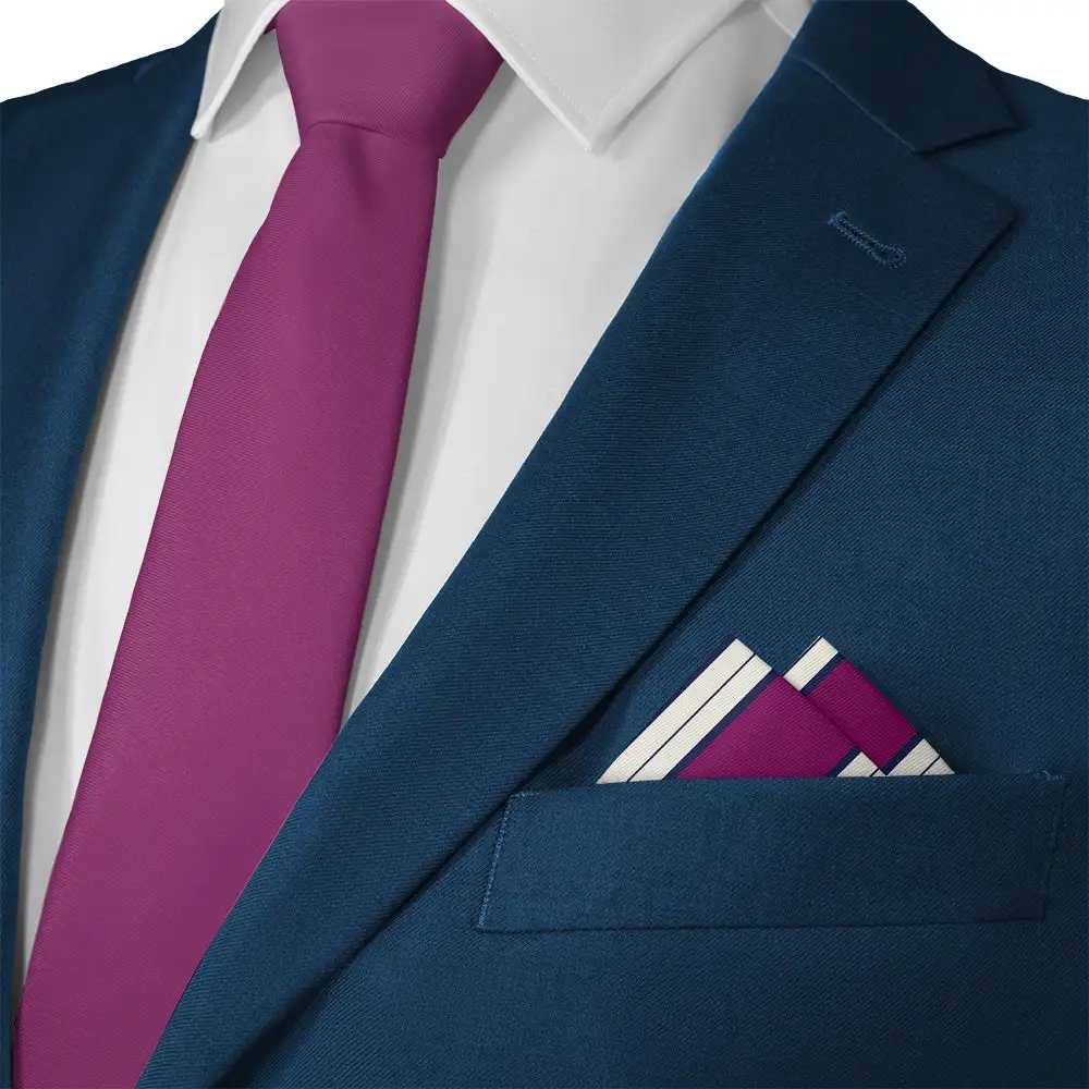 Distinctive Dapper Striped Pocket Square