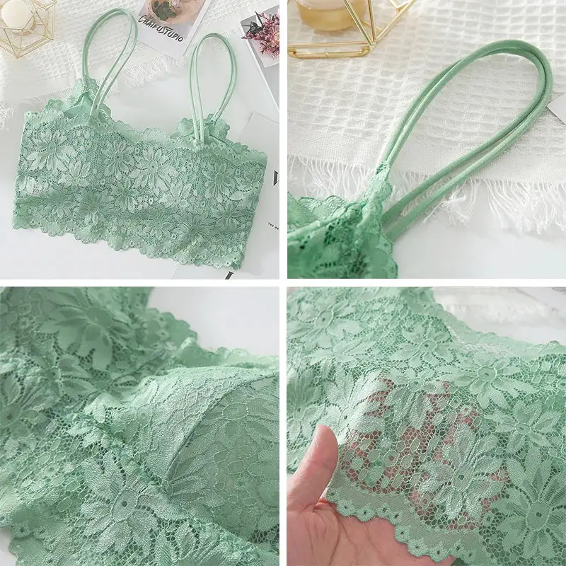 Padded Lace Bralette Everyday Support Bra