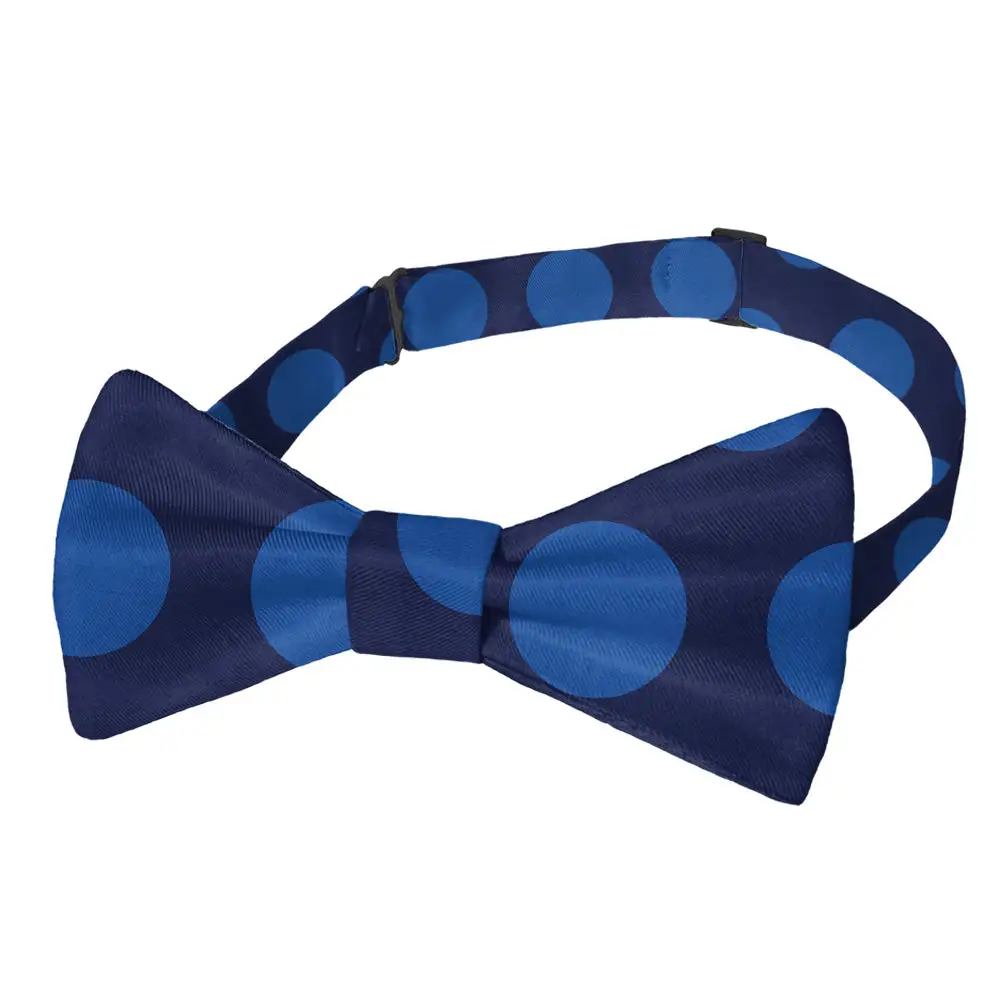 Big Polka Dots Motif Bow Tie