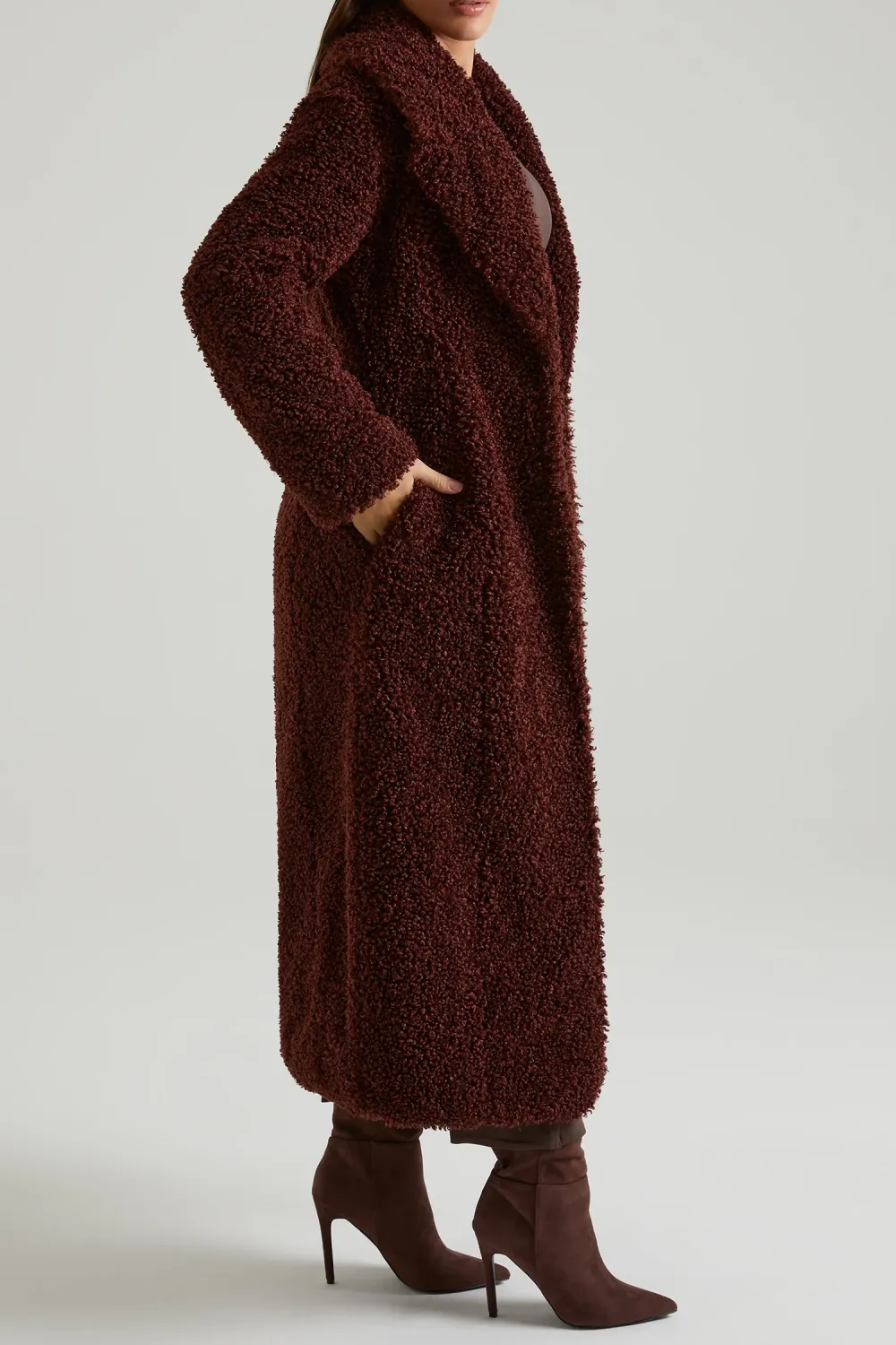 Soft And Wide Casual Long Warm Coat