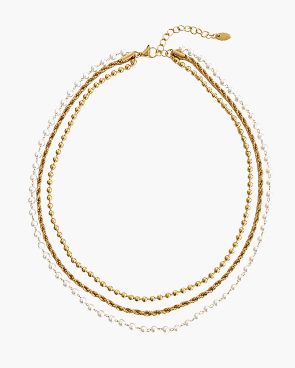 Pearl & Chain Necklace