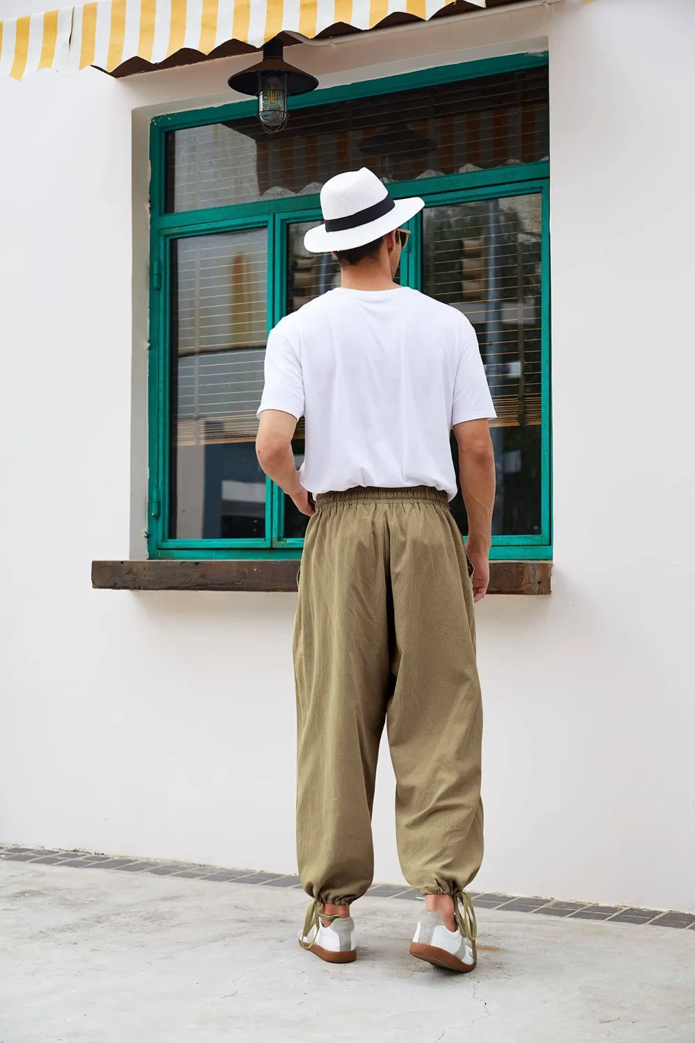 Cotton Linen Loose Yoga Pants