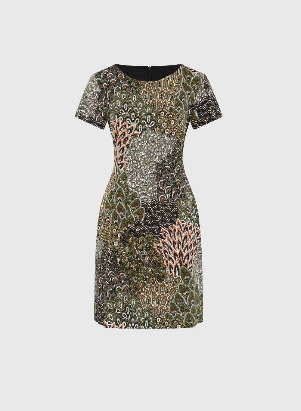 Printed Knit Dress