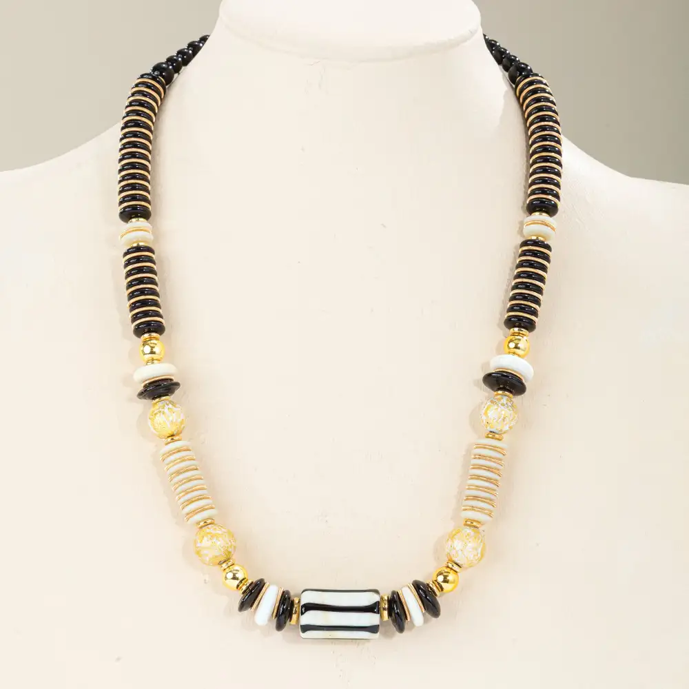 Agate Beaded Necklace