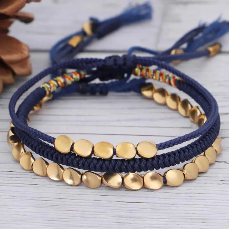 Handmade Copper Beads Bracelet