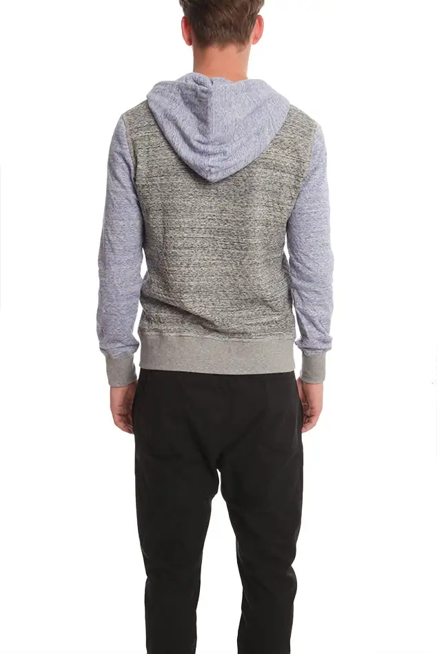 Cotton Suede Zip Hoodie