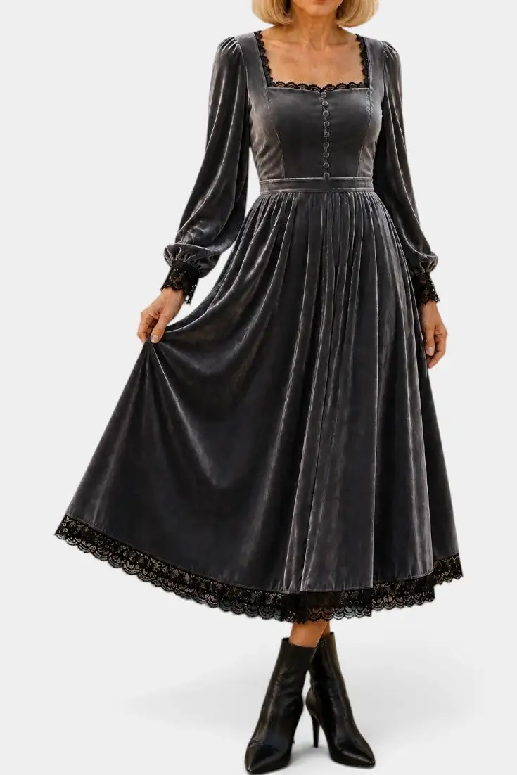 Velvet Maxi Dress