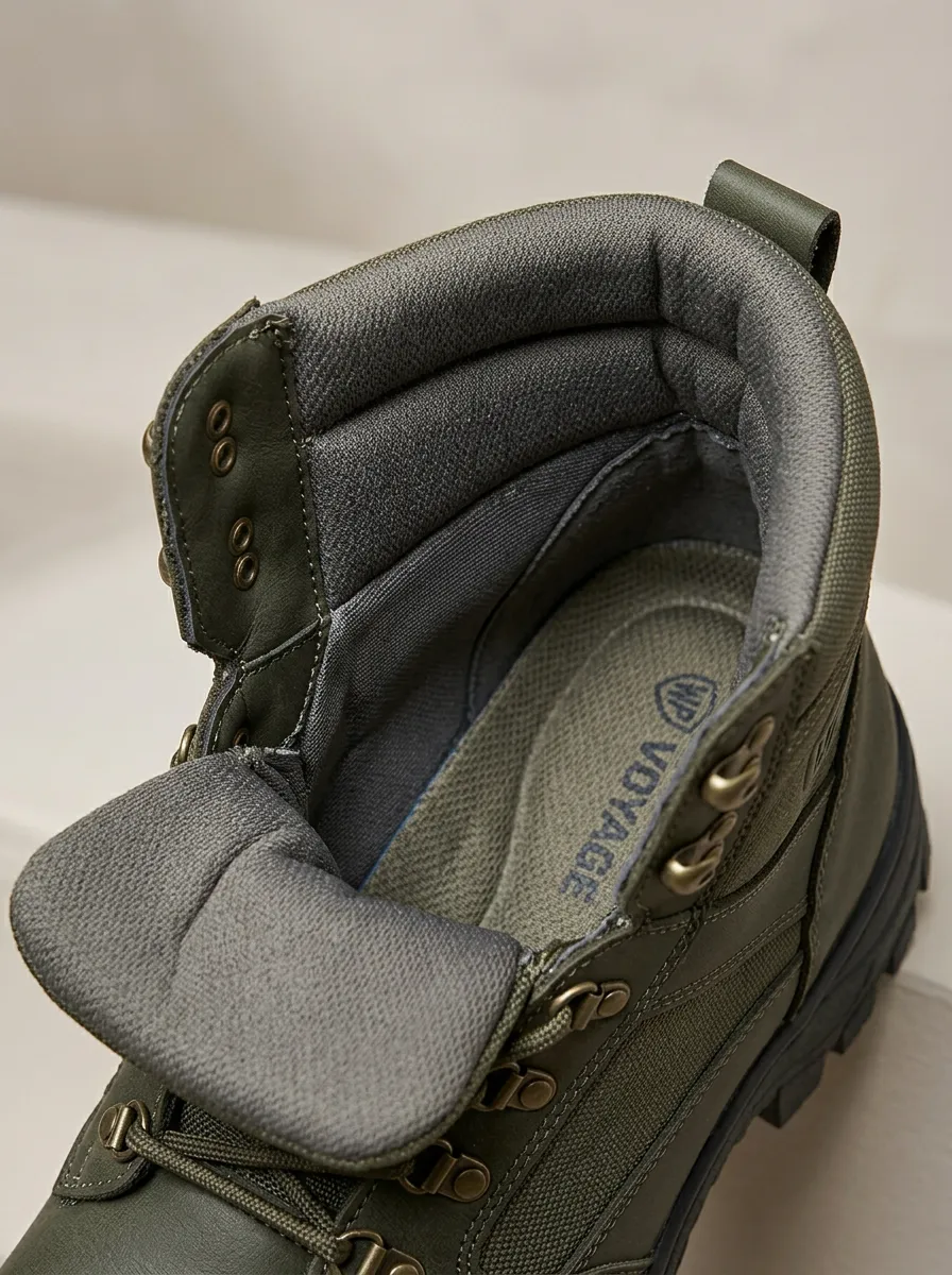 Durable-Look Tactical Workwear Men's Waterproof Work Boots