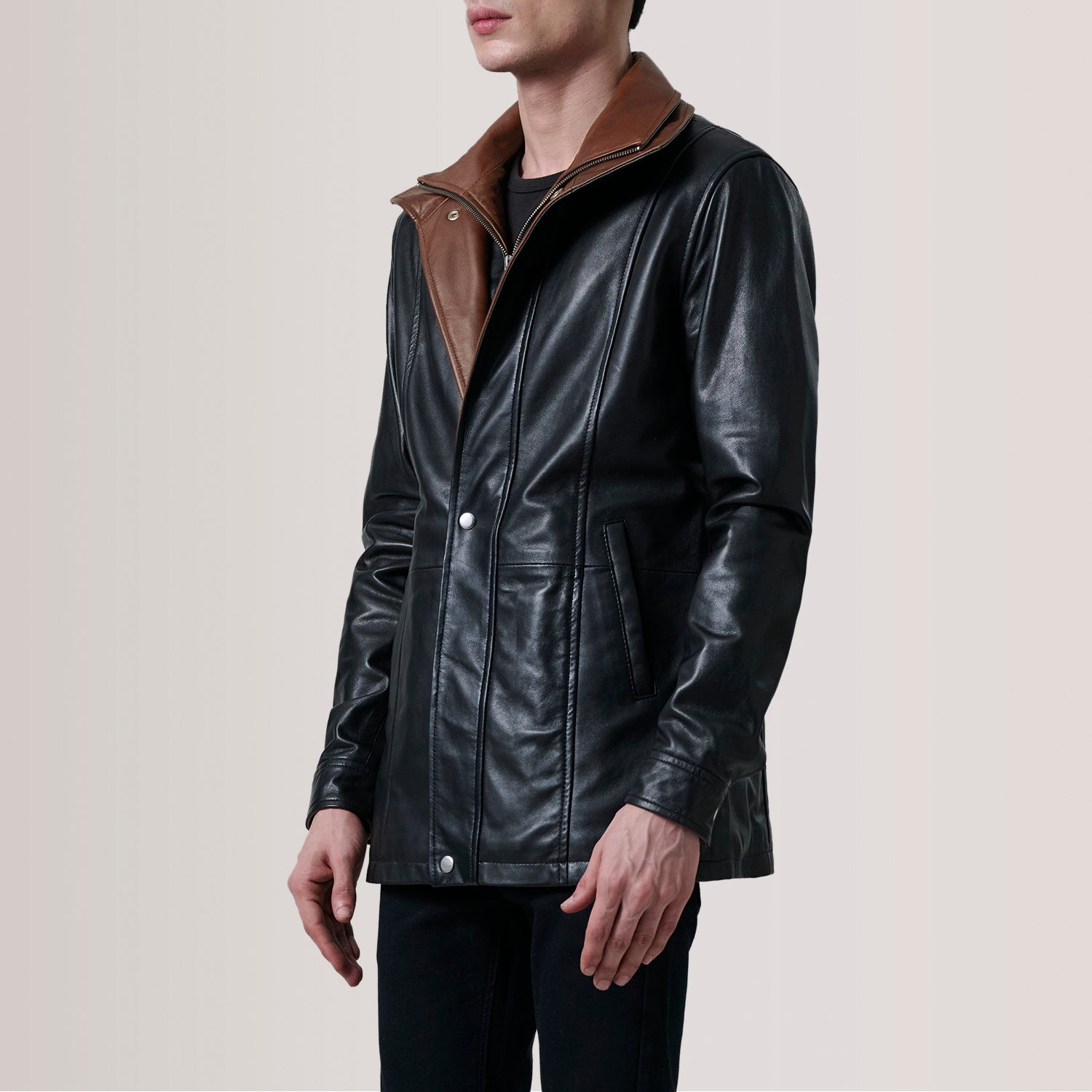 Men's Leather Coat