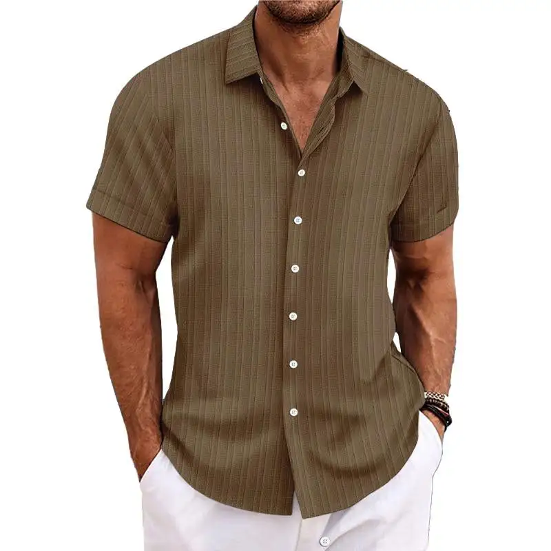 Striped Button Cotton Shirt