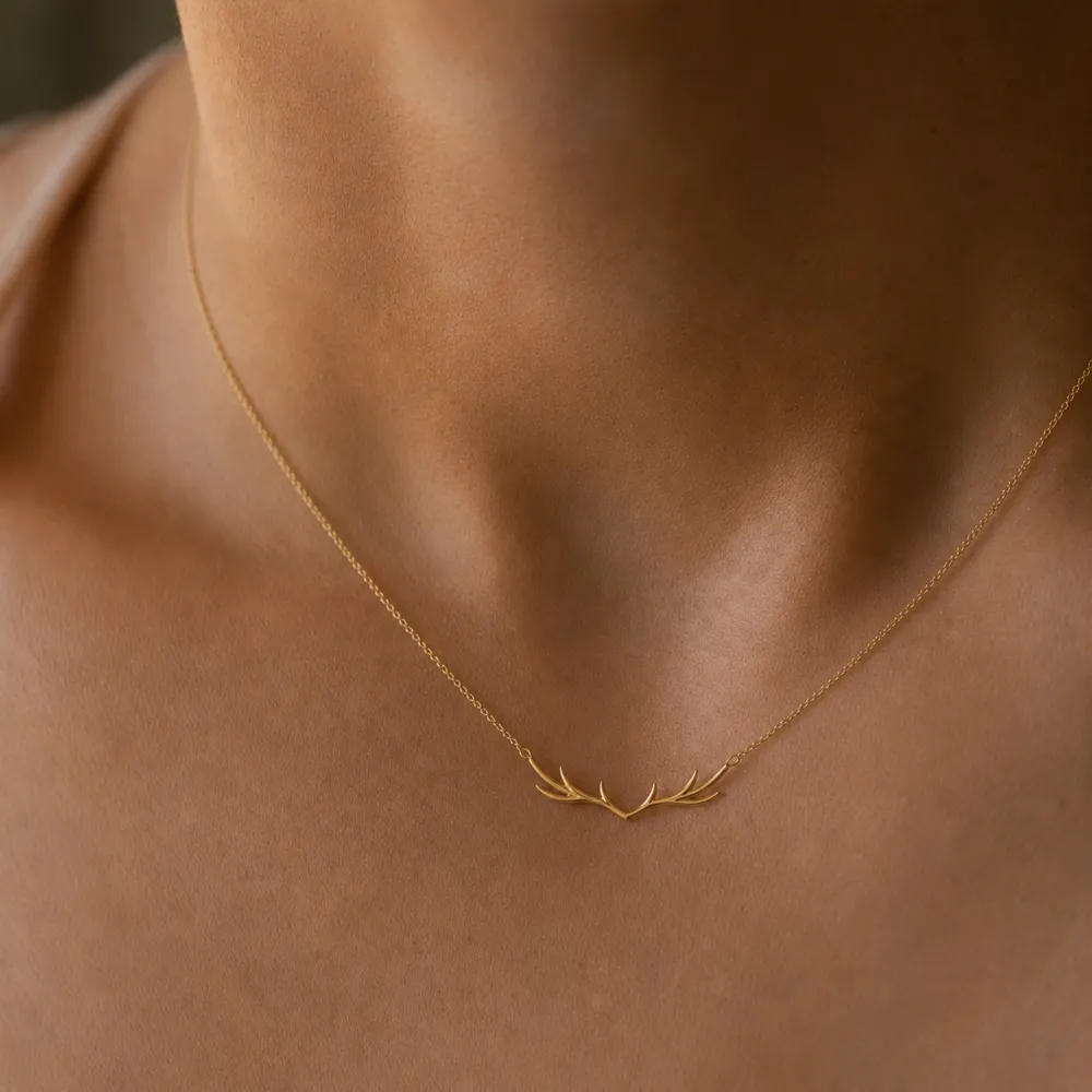 Solid Antler Necklace
