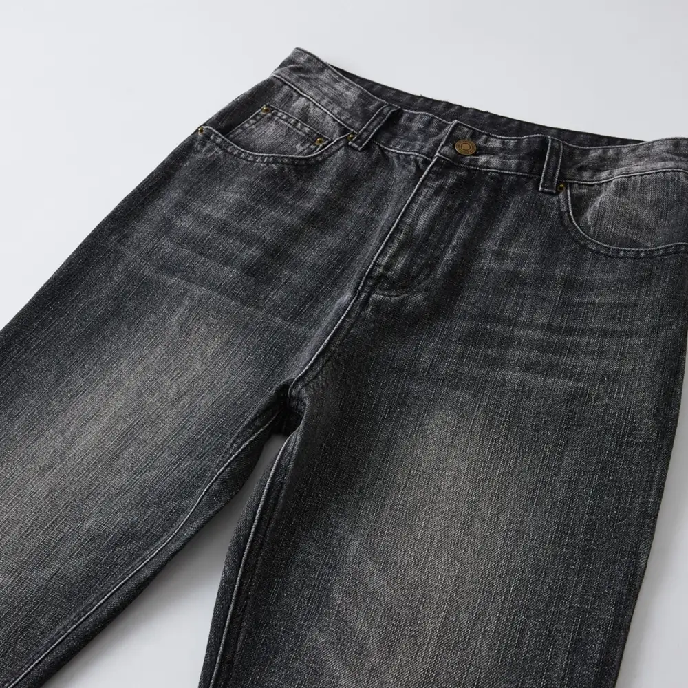 Modern Bootcut Whiskered Denim Jeans