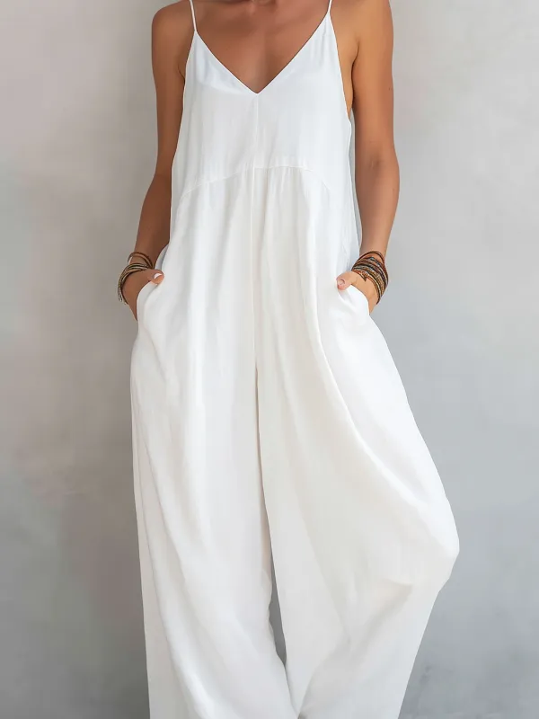 Soft Shoulder Jumpsuit