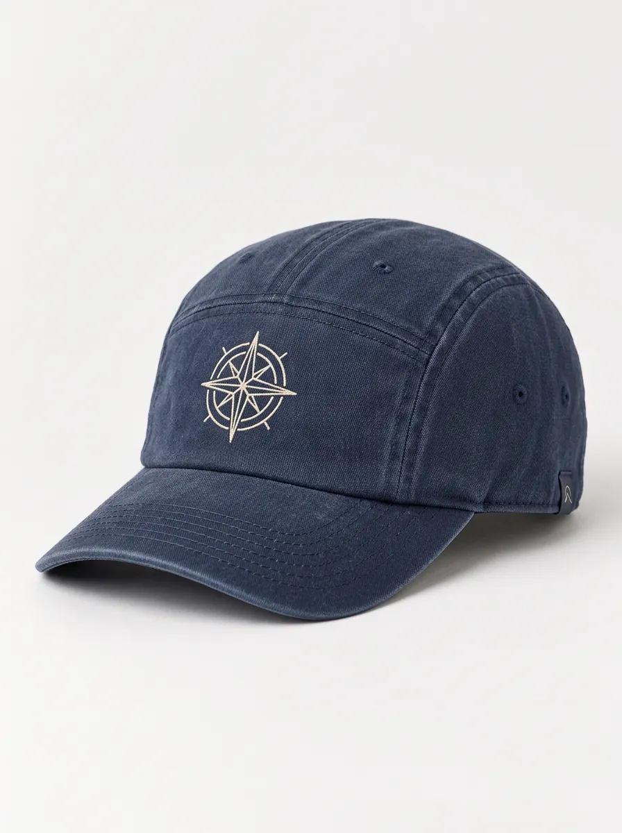 Everyday Baseball Cap Featuring Compass Rose Print