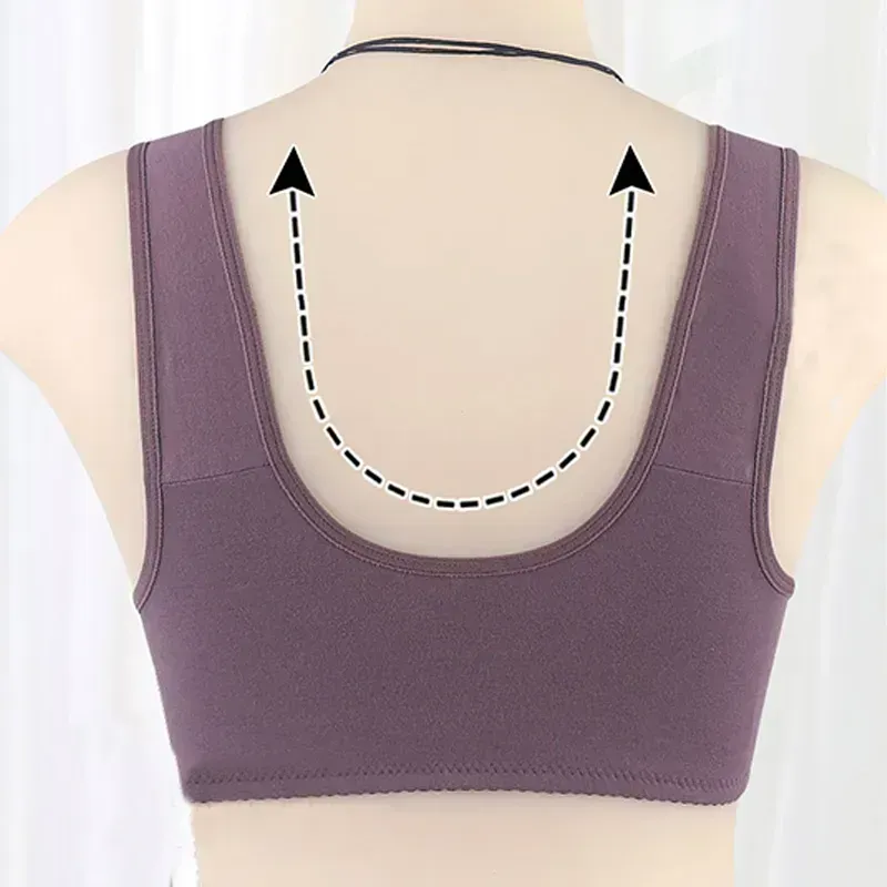 🔥Buy 1 Get 3(3packs)🔥 Mama Cotton Front Closure Bra-FREE SHIPPING