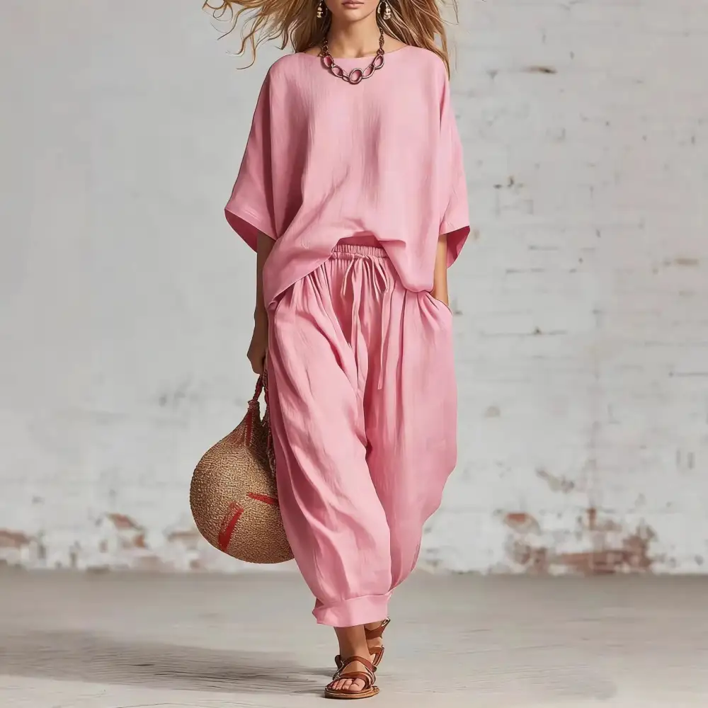 Linen Women's Two-Piece Set