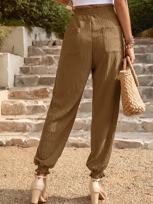 Woven Clean High Waisted Pants