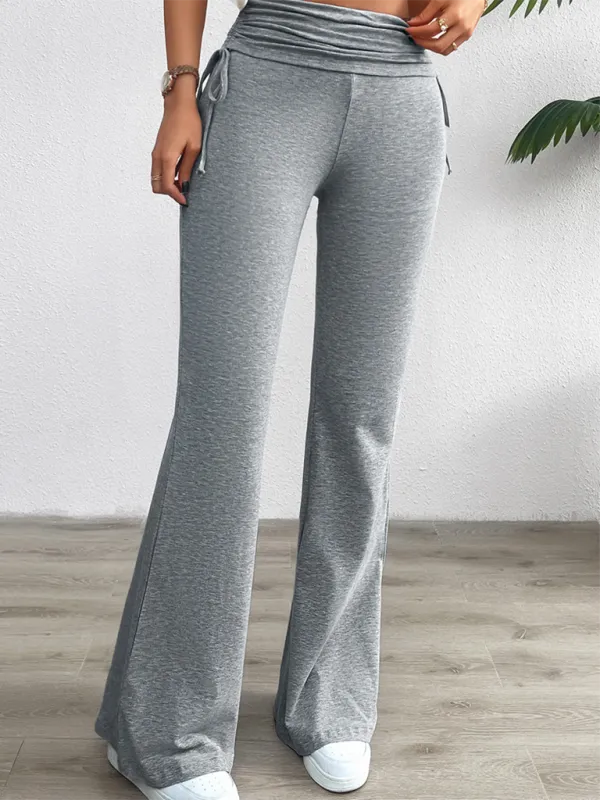 Clean Slim Fit Pleated Trousers Pants