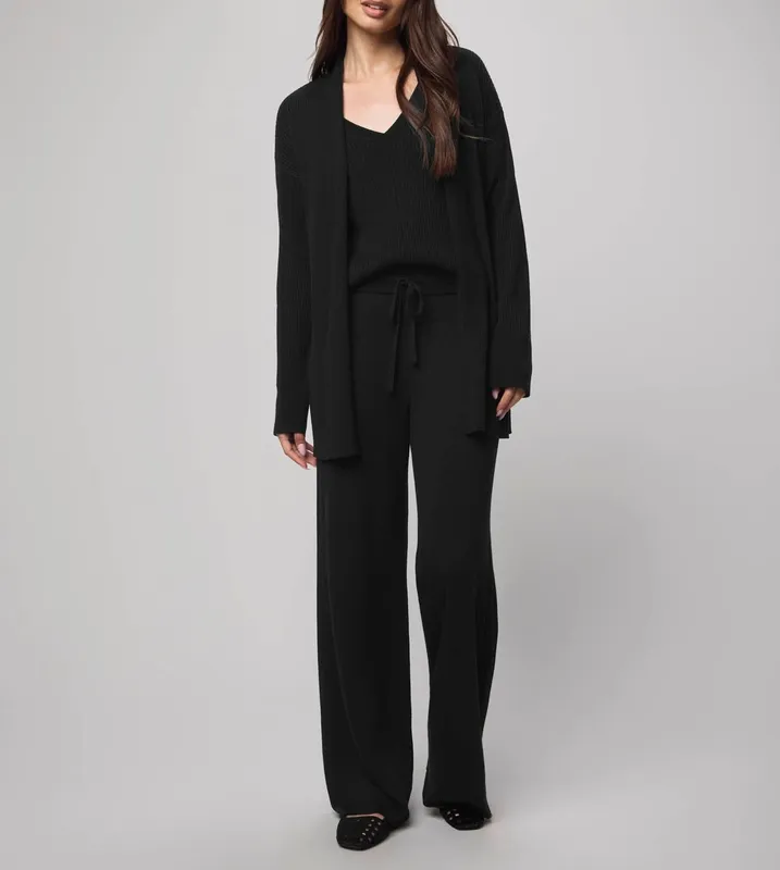 Airy Cashblend Open Cardigan
