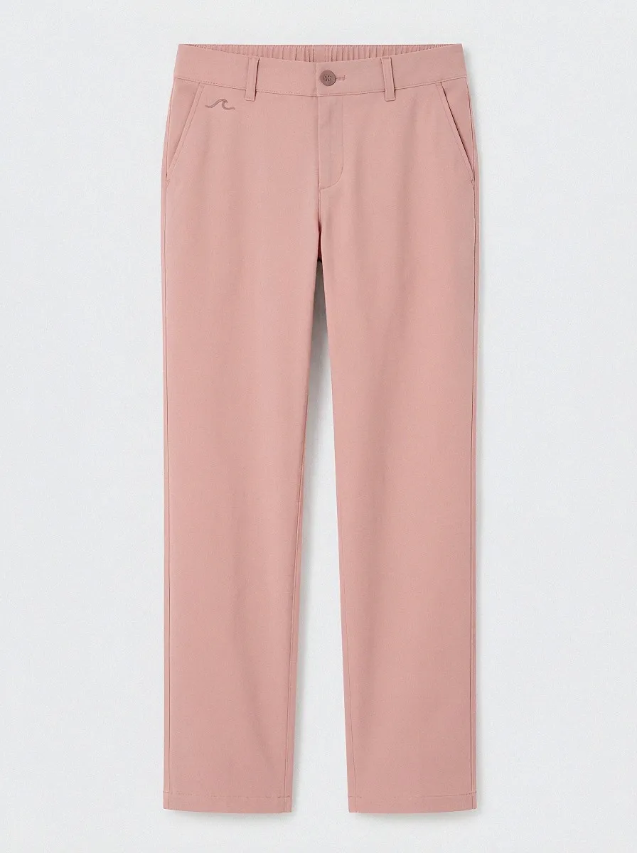 Women's Classic Comfort Logo Mid Rise Straight Leg Pants