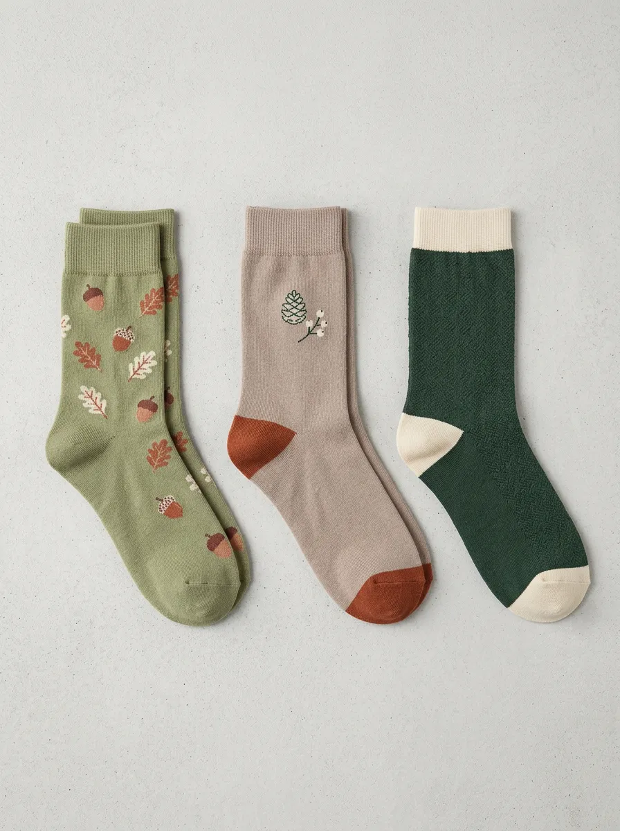 Essential Women's Three-Pair Crew Socks