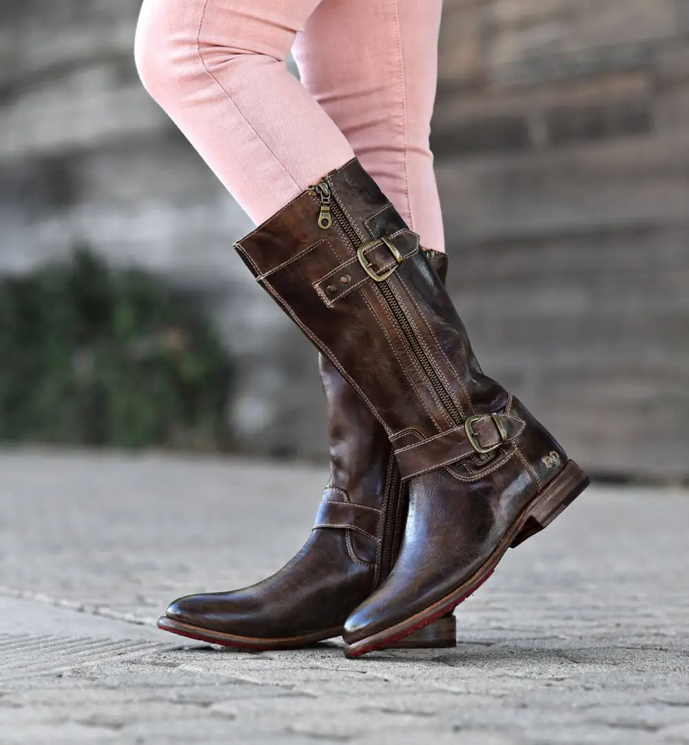 Buckled Heritage Tall Boots