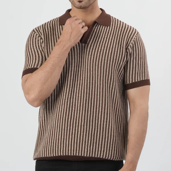 Men's Soft Regular Fit Collared Polo T-Shirt