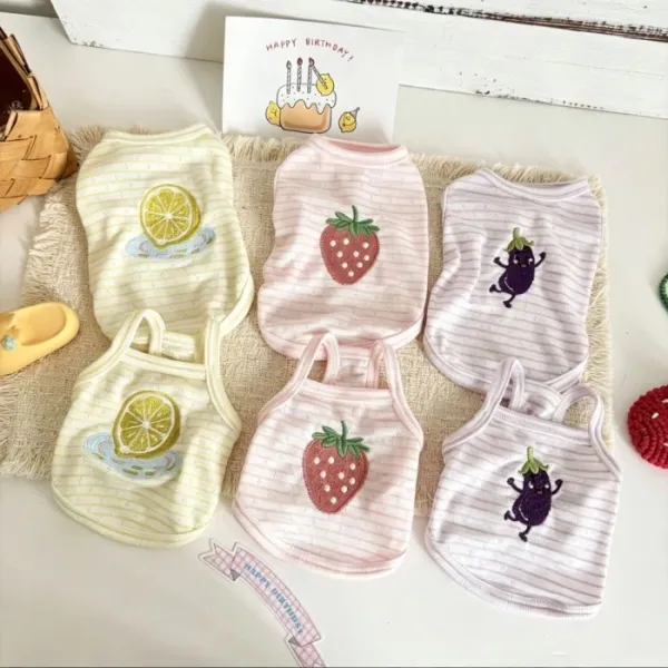 Summer Western Style Sling Puppy Thin Clothes Teddy Bichon Schnauzer Pet Small Puppies Pomeranian Vest