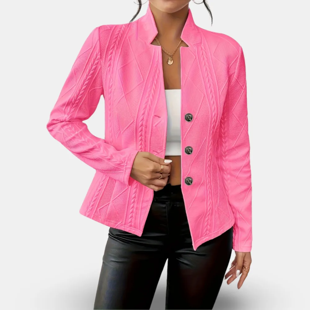 Women's Tailored Blazer With Flattering Fit and