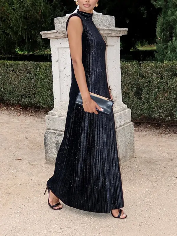 Sequin Flowing Maxi Gown
