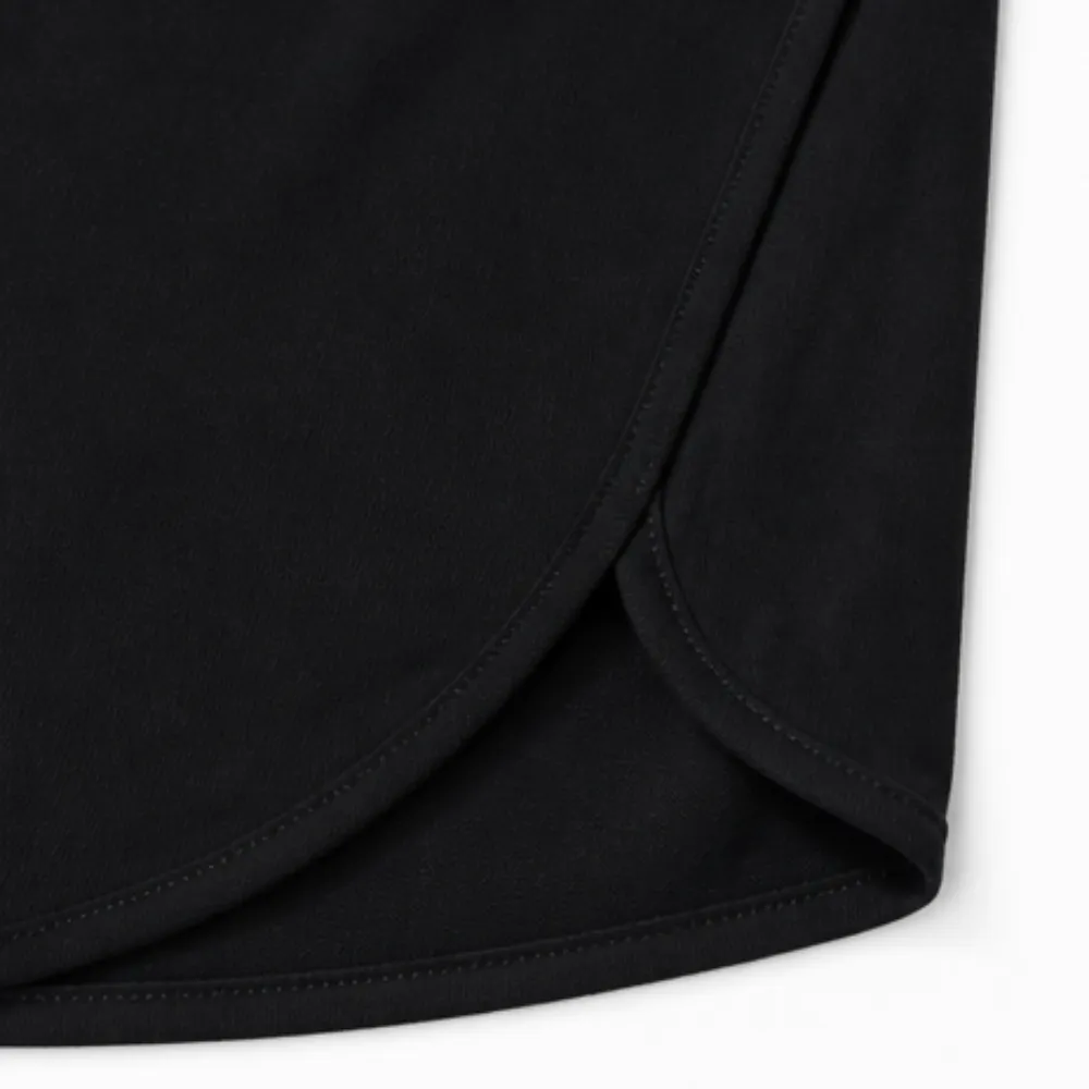 Tulip-hem Capri Pants with Pockets