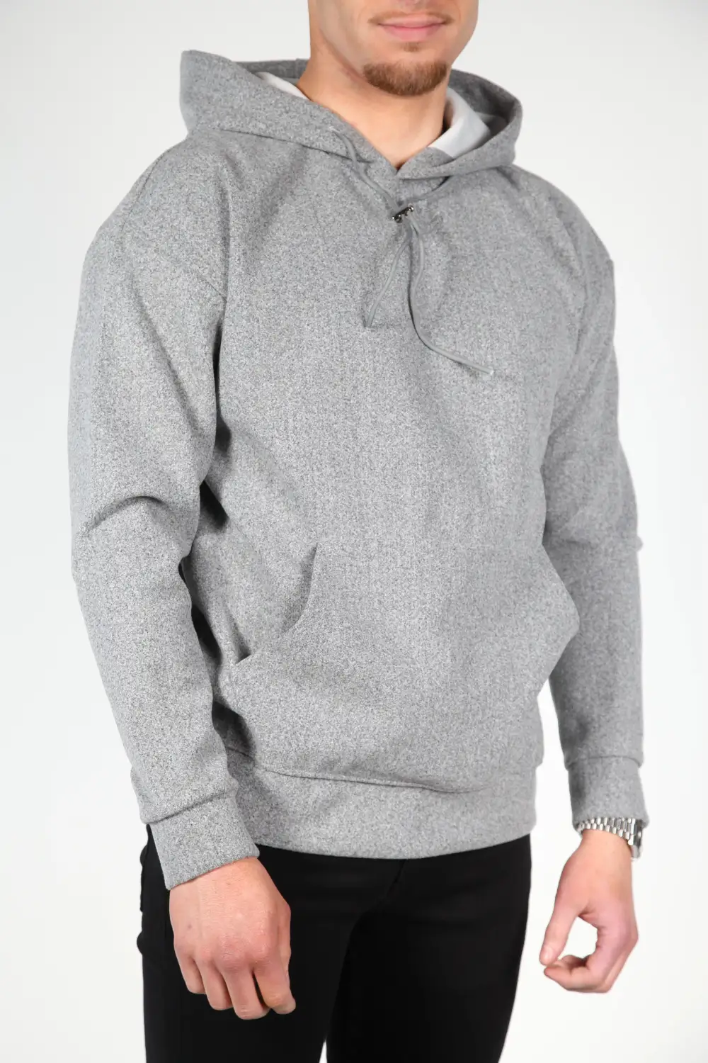 Modern Oversized Refined Pullover Hoodie