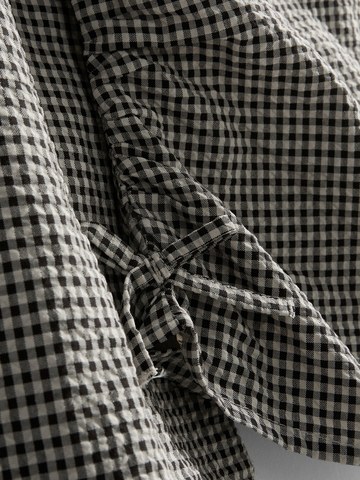 7-15yrs | Check Ruched Blouse detail 3
