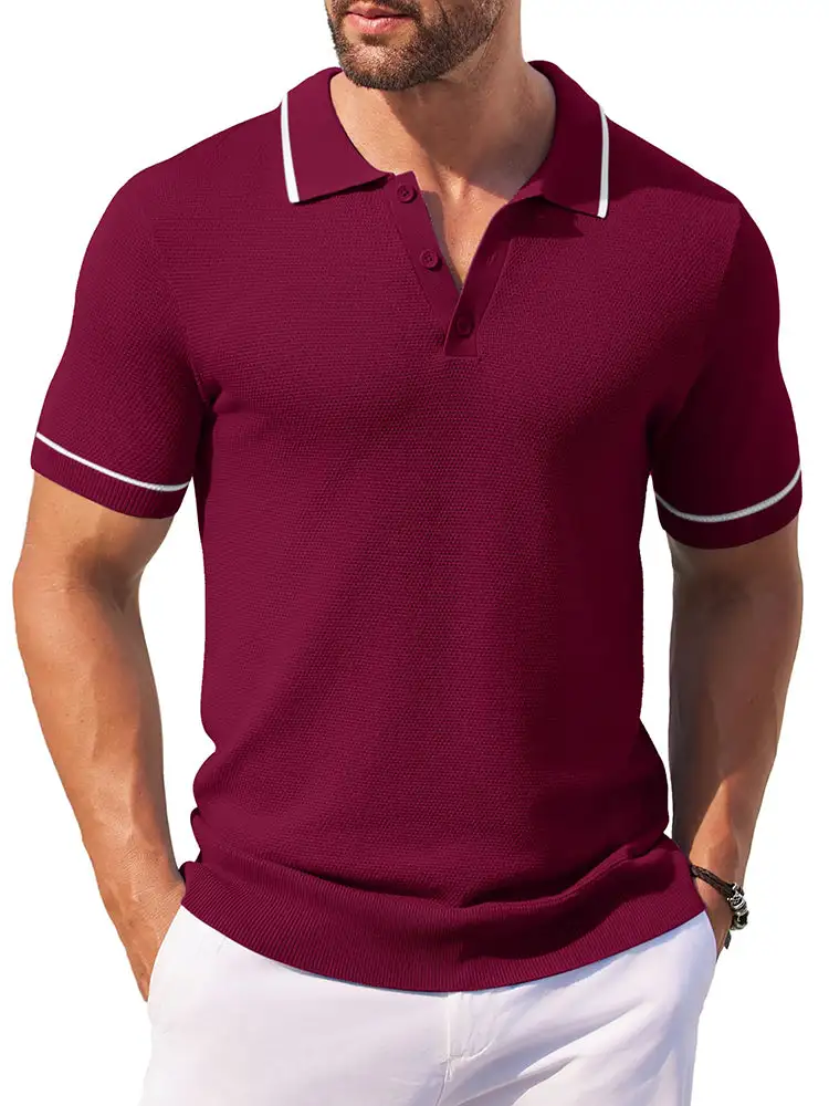 Leisure Knit Golf Polo Shirts
