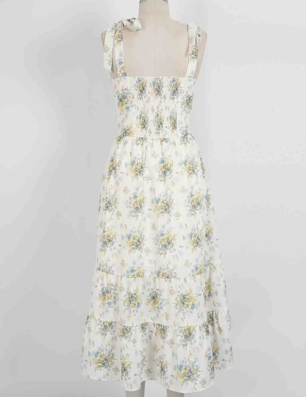 Strap Shoulder Midi Dress